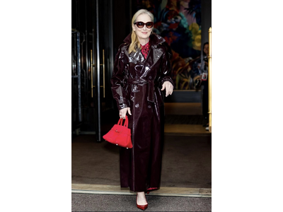 メリル・ストリープ、映画「プラダを着た悪魔2」グローバルプレスイベントで、NY発 ラグジュアリーブランド“ ADAM LIPPES / アダム リペス ”を着用