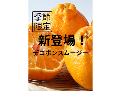 飲泉堂「デコポンスムージー」新登場！