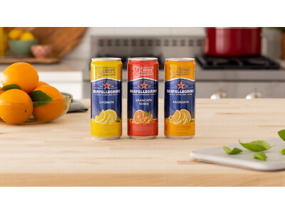 あなたの人生を輝かせるスパークリングフルーツジュース『サンペレグリノ イタリアン スパークリング ドリンク』新しい缶デザイン、より本格的な味わいで新登場！