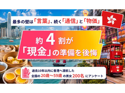 【香港渡航調査】“困りごとなし”7割超でも悔やんだのは「現金」と「通信」