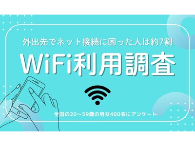 【WiFi利用実態調査】外出先でネット接続に困った人は約7割！1日単位の短期レンタルWiFiサービスへの期待高まる
