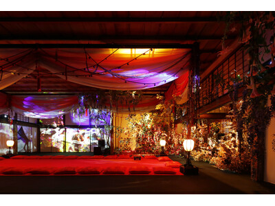 DAZZLE×蜷川実花 with EiMによるイマーシブシアターの美術空間を特別公開！風月殿《花宵の大茶...