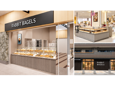 「RABBIT BAGELS」が、奈良・小倉・心斎橋の３エリアに10月３店舗連続オープン！