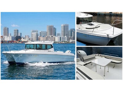 【東京港・新艇デビュー】揺れを抑えたカタマラン艇「SEA STORY（シーストーリー）号」導入