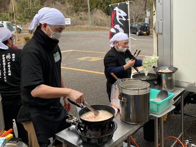 【伝説のすた丼屋】石川県能登半島地震支援活動　被災地にて炊き出しを実施