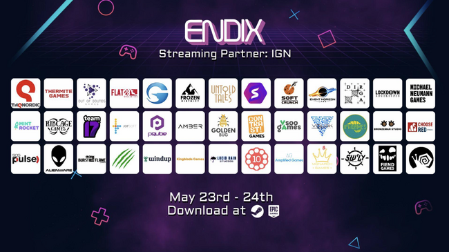 完全デジタル没入型ゲームエキスポ「ENDIX」、5月23日～24日に開催決定！全出展社ラインナップとAlienwareとのパートナーシップを発表
