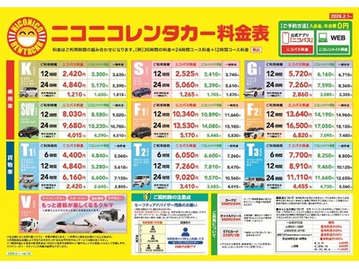 TOHOピクス株式会社　ENEOS図景町SSに「ニコニコレンタカー郡山図景店」をオープン