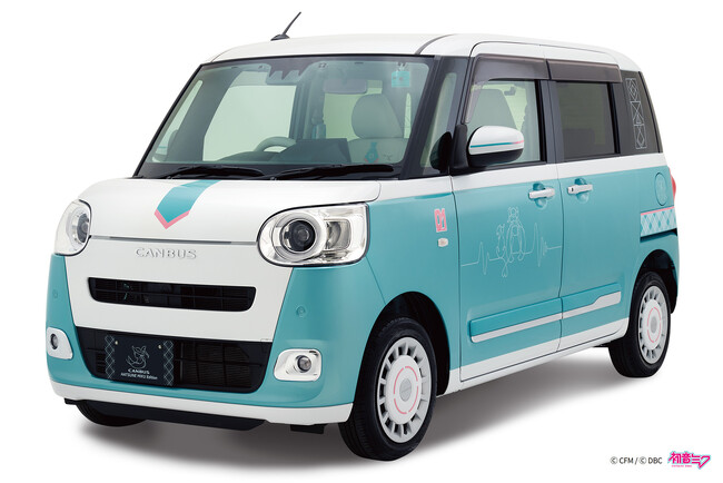 ムーヴ キャンバス専用 「初音ミク」タイアップ用品パッケージの発売