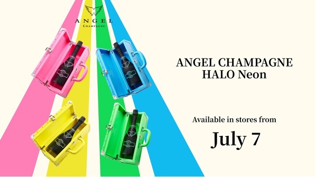 ラグジュアリーシャンパーニュブランド 「ANGEL CHAMPAGNE」が、「ANGEL CHAMPAGNE HALO Neon (ヘイロー ネオン)」を2026年7月7日(火)より販売開始！