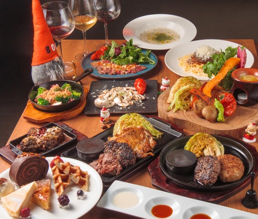 今年のクリスマスは“お肉を思いきり楽しむ夜”にしませんか？和牛づくし“クリスマス限定コース”2種を12/18～12/25期間限定で提供【Meat Eat UP ステーキハウス 吉祥寺】