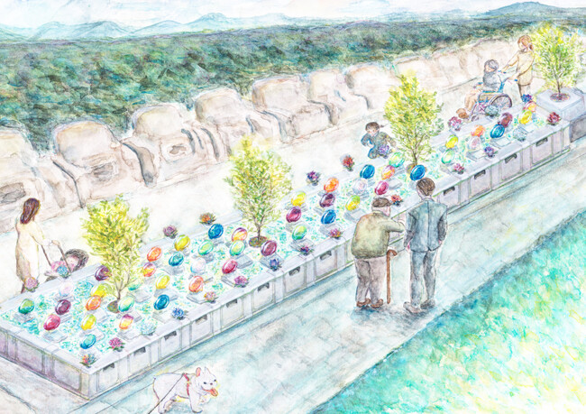 家族に負担をかけない、輝くガラスの樹木葬『ルミアージュ』新登場！