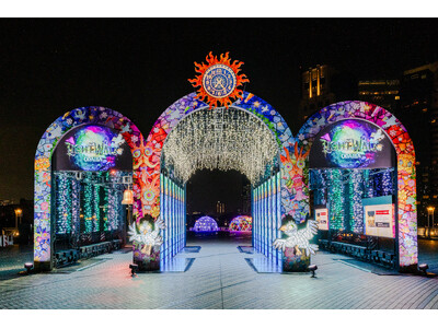 臨海副都心エリアを舞台にした新たなイルミネーション「LIGHT WALK ODAIBA」あす開幕