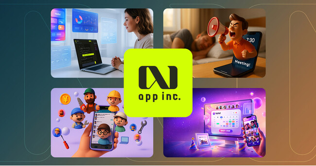 AI × クリエイティブでアイデアを爆速で形にする、AI時代の開発スタジオ「app inc.」を設立