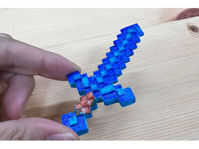 【新特典・マイクラの剣プレゼント！】3Dプリンターで作った「自分色に塗れる剣」が登場！9/22・23武蔵小金井で開催のマイクラ×元素イベント