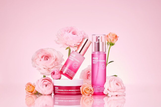【韓国ナチュラルスキンケアブランドISOI】“液体のダイヤモンド”ブルガリアンローズオイルを贅沢に。大人気ブライトニングラインから3製品をオフラインで発売!