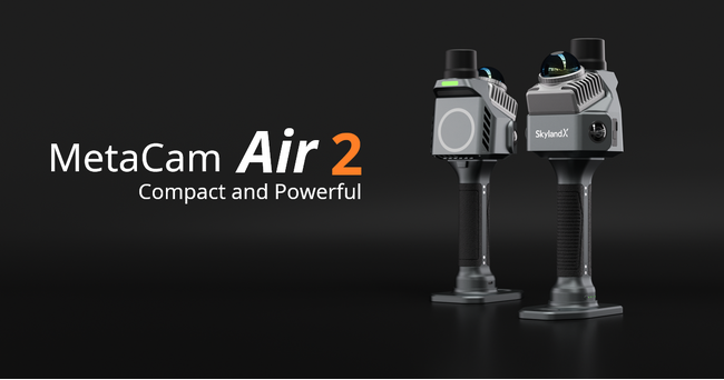 【新商品】オールインワンで 3DGS までこなす、ハンディSLAMスキャナ「Metacam Air2」販売開始