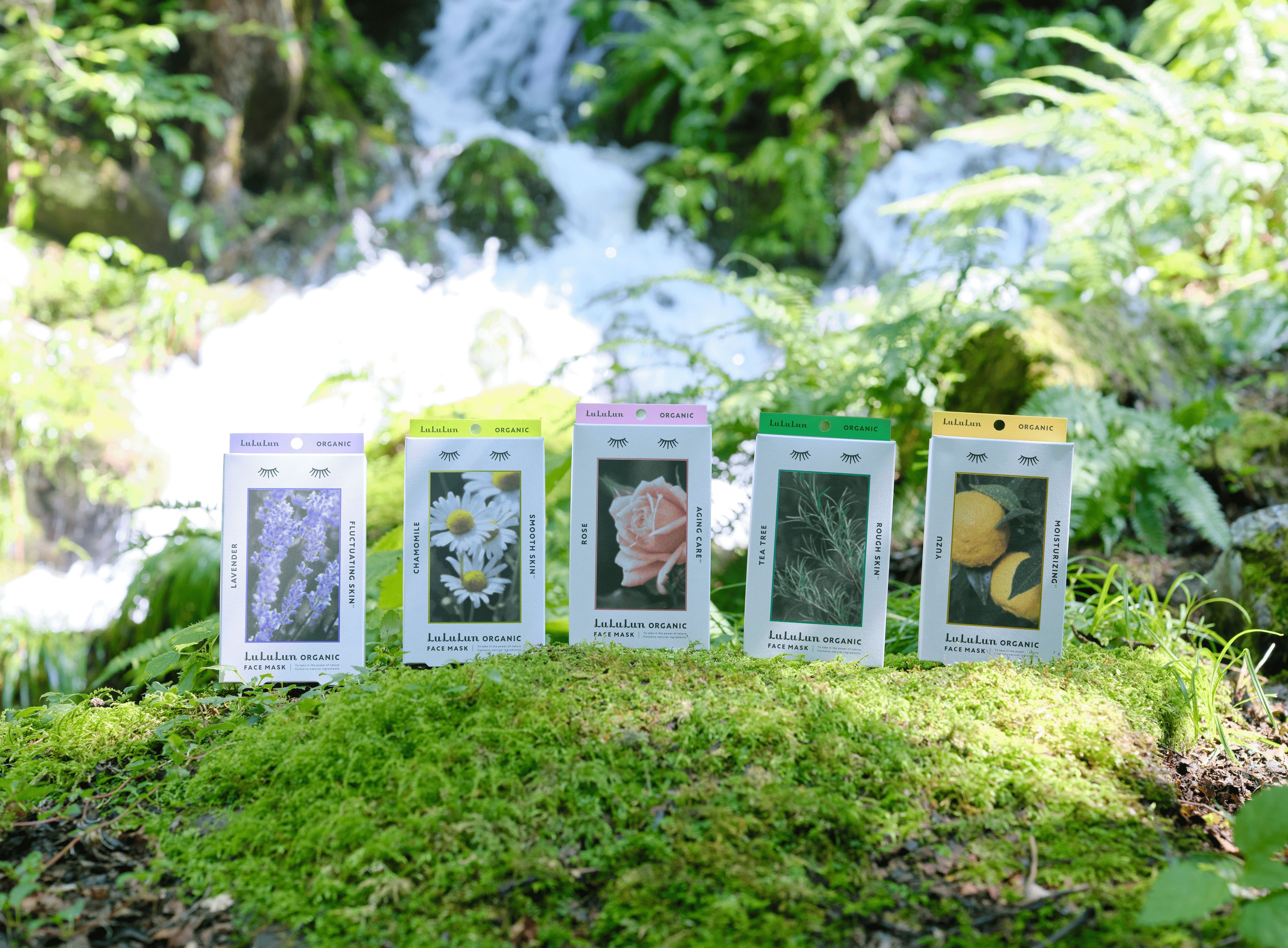 植物のパワーで、肌とココロをすこやかに癒す。『フェイスマスク ルルルンオーガニック』誕生。