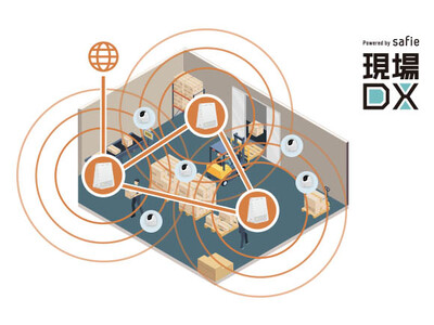 セーフィー、カメラの無線LAN接続で現場全体を見える化するメッシュWi