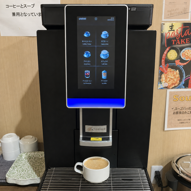 鹿児島・日置市「魔法のパスタ伊集院店」、コーヒーマシンを刷新 カプチーノやカフェラテなどが新登場