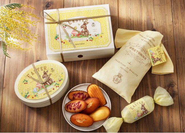 【焼き菓子専門店〈ビスキュイテリエ ブルトンヌ〉】まるで絵本の世界！うさぎやひよこのパッケージが可愛いイースターギフトを4月1日（火）より順次販売開始
