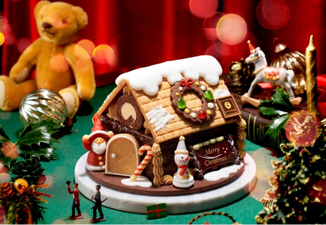 【アンテノール】クリスマスケーキのご予約開始いたします。王道の苺のデコレーションや全てお菓子で出来たお菓子の家など全8種類のケーキからお選びいただけます。