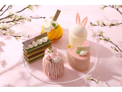 【アンテノール】桜咲く“お花見スイーツ”で春色アフタヌーンティー。桜と紅茶をかけ合わせた桜スイーツや、旬...