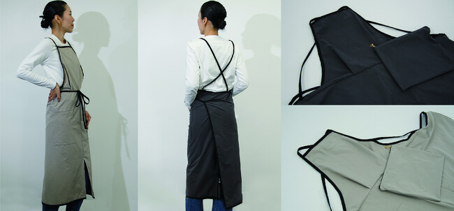 2分で完売！「yekla」から360度どこから見ても美しい一番人気の「バッククロスエプロン」に新色が登場！