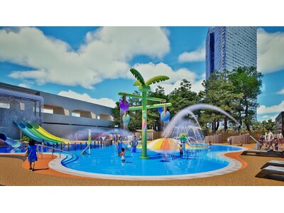【フェニックス・シーガイア・リゾート】ガーデンプールに新エリア「スプラッシュエリア」誕生