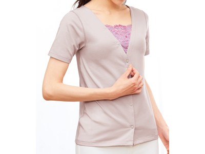 【新製品情報】3月17日 数量限定発売  「前開（まえあ）きインナー（5分袖）」