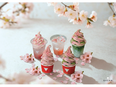 春の原宿・表参道で楽しむ、Quaroの本格ソフトクリーム6種が登場