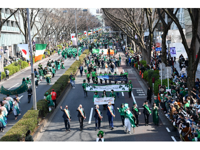 日本中が緑色に染まるアイルランドのお祭り