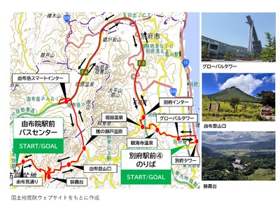 KAMENOI OPEN TOP BUS 10月7日より、新コース「別府-湯布院コース」の運行を開始！