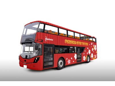 FUKUOKA OPEN TOP BUS　3月28日に、14年ぶりに新型車両を導入＆天神⇔太宰府間を結ぶ新コースが誕生します！