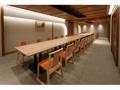 【西鉄グランドホテル】日本料理「松風」の座敷「花の間」をリニューアル