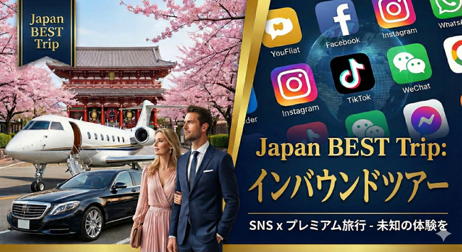 【訪日4,000万人時代へ】SNSマーケティング企業が本格参入-エグゼクティブ向けツアー「Japan BEST Trip」-始動！