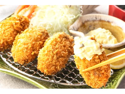 口いっぱいに広がる旨みと香り「大粒牡蠣フライ」10月2日(金)より販売開始。