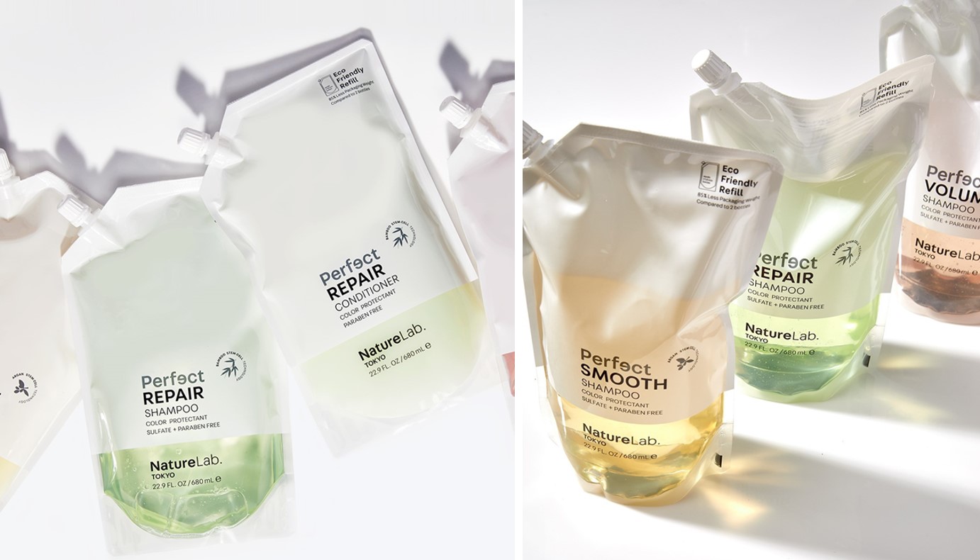 植物幹細胞由来成分配合のヘアコスメ「NatureLab TOKYO」より、環境に配慮したリフィルタイプが登場！