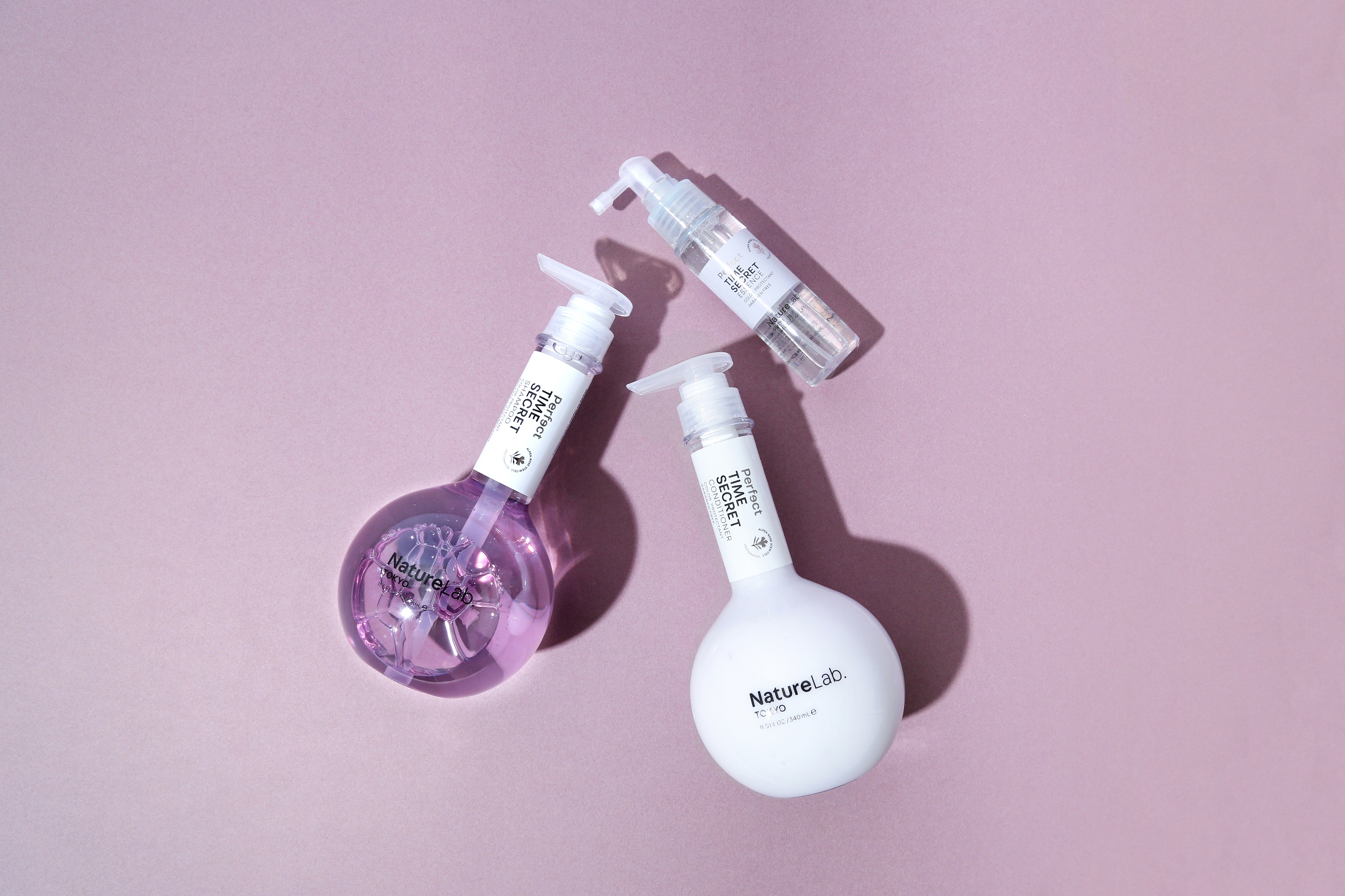 植物幹細胞由来成分配合のヘアコスメ「NatureLab TOKYO」より新シリーズ「パーフェクト タイムシークレット」が10月1日に発売