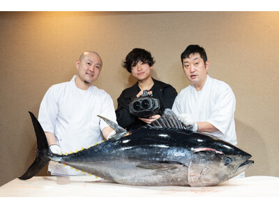【世界初】マグロ解体ショーをイマーシブ動画で撮影。SNS総フォロワー数40万人超の「鮨屋のまさる」が熱狂の撮影現場に！登録者100万人超の人気大食いYouTuber「えびまよ【海老原まよい】」も来店！