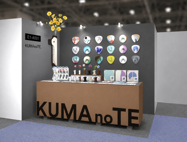 クマノテ、Interior Lifestyle Tokyo「NEXT」に初出展。折り構造の団扇「ORIKAZE」と一輪挿し「1RIN」を発表