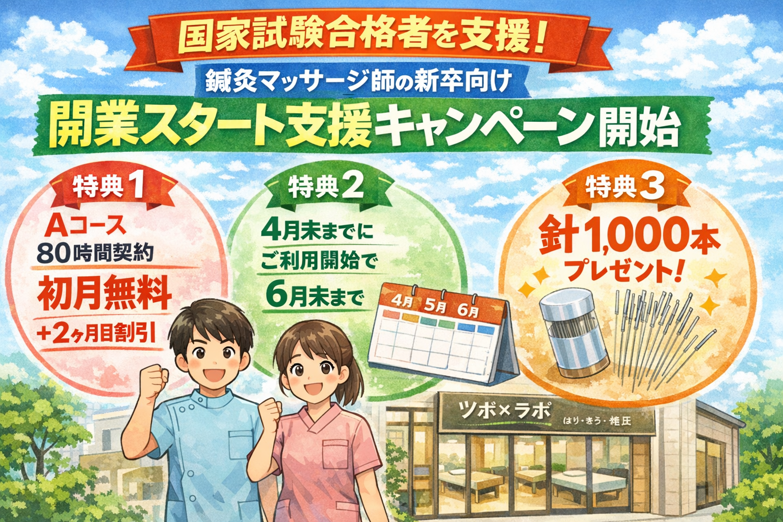 【新卒・新免許取得者応援キャンペーン】