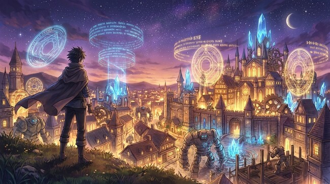 プレスリリース「『固有スキル【生成AI】で異世界全自動化』初回3話同時公開・毎日投稿で連載開始」のイメージ画像