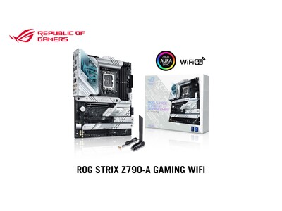 ASUSのゲーミングブランドRepublic Of Gamersより、第13世代 インテル(R) Core(TM) プロセッサに対応するインテル(R) Z790チップセット搭載DDR5対応マザーボード1製品を発表