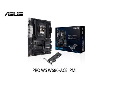 第12世代、第13世代 インテル(R)  Core(TM) プロセッサに対応W680チップセット搭載のASUSワークステーションマザーボード「PRO WS W680-ACE IPMI」を発表