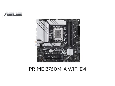 ASUSのPRIMEシリーズより第14世代インテル(R) Core(TM) プロセッサ対応インテル(R) B760チップセット搭載のAmazon専売マザーボード「PRIME B760M-A WIFI D4」を発表