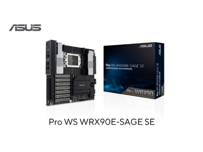 AMDのWRX90チップセットに対応したASUSのワークステーションマザーボード「PRO WS WRX90E-SAGE SE」を発表