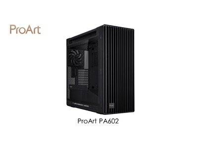 ASUSのクリエイター向けブランド「ProArt」より優れたエアフローと、420mmラジエーター搭載可能なPCケース「ProArt PA602」を発表。