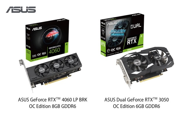 ASUSのビデオカードよりNVIDIA GeForce RTX(TM) 4060、NVIDIA GeForce RTX(TM) 3050搭載製品を発表