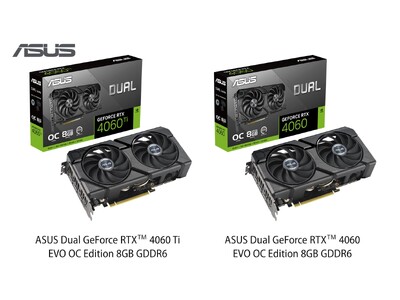 ASUSのDual EVOシリーズよりNVIDIA(R) GeForce RTX(TM) 40シリーズ搭載ビデオカード4製品を発表