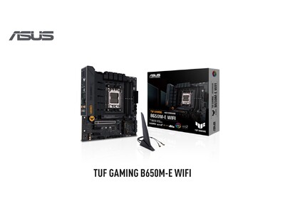 AMD B650チップセット搭載マザーボード「TUF GAMING B650M-E WIFI」を発表